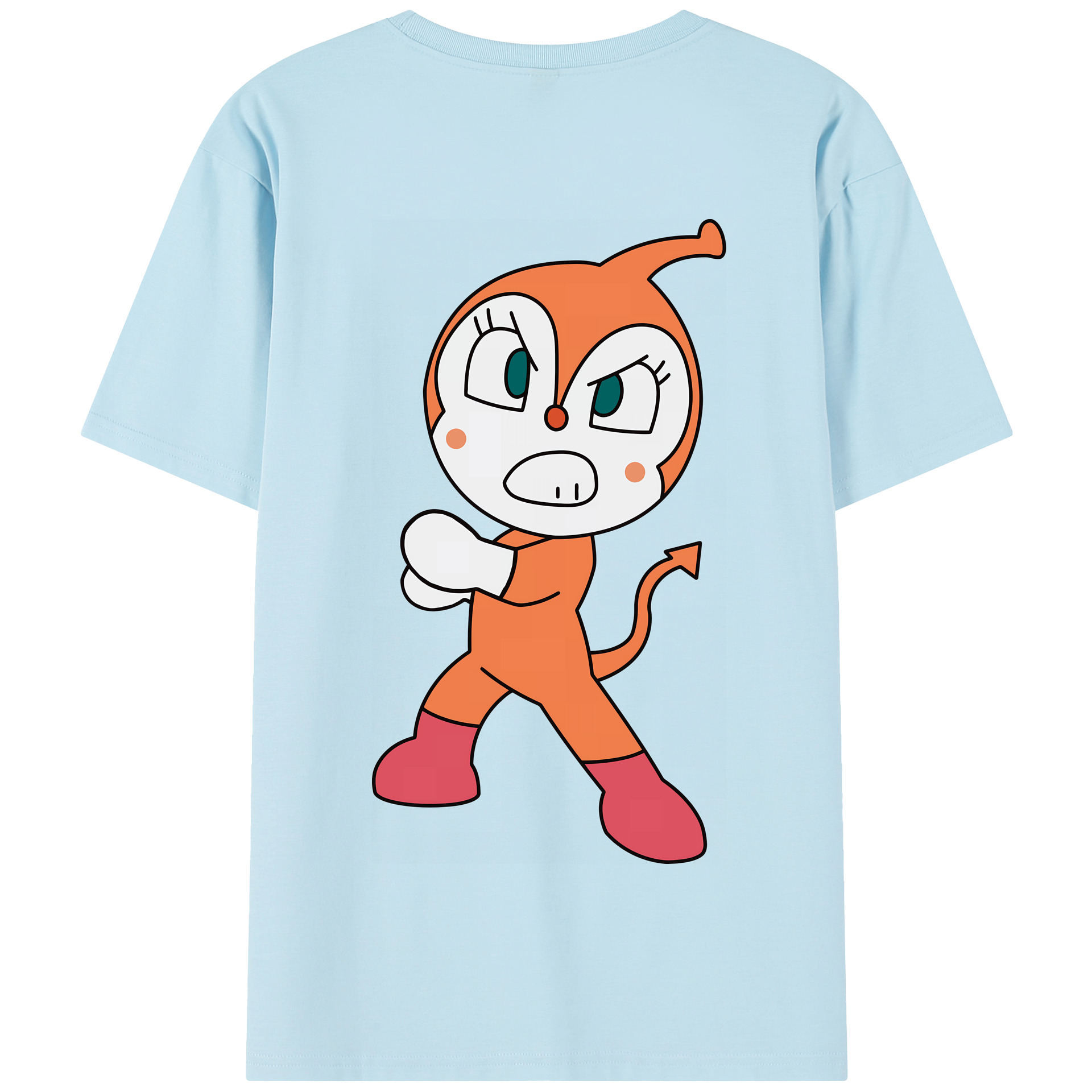 （画像用） アンパンマン Anpanman 綿100％半袖Tシャツ（背面プリント）
